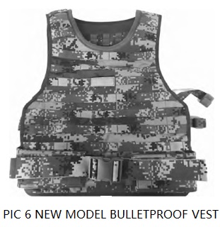 Research on Bullet proof vest and Its Wearing Comfort  -6-