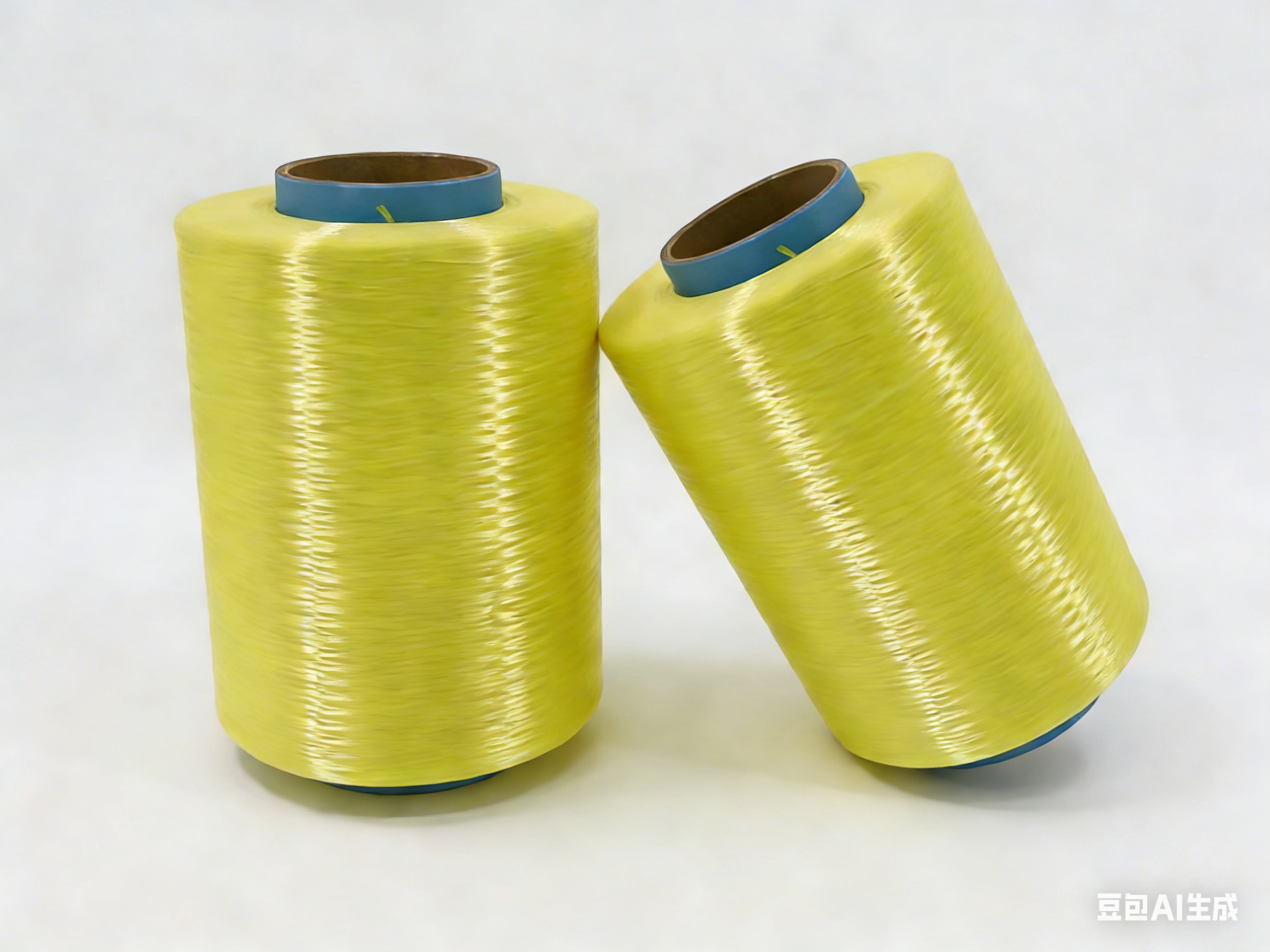 a diagram showing stress-strain curves for different aramid grades